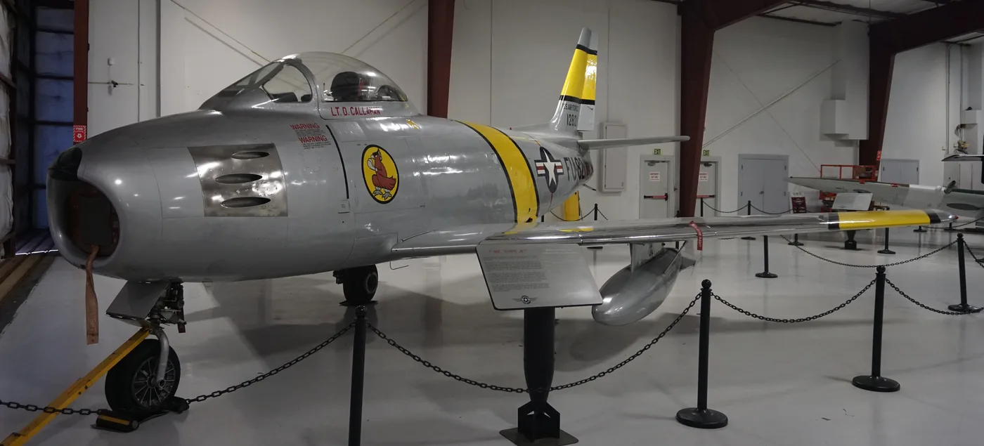 F-86E Sabre at the Cavanaugh Flight Museum